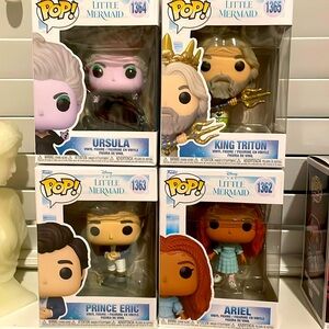 Little mermaid Funko set